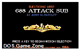 688 Attack Sub DOS Game