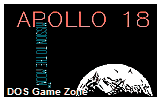 Apollo 18- Mission to the Moon DOS Game