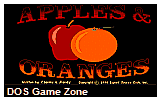 Apples and Oranges DOS Game