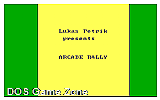 Arcade Rally DOS Game