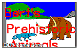 Bert's Prehistoric Animals DOS Game