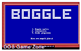 Boggle DOS Game