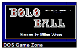 Bolo Ball DOS Game