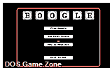 Boogle DOS Game