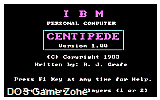 Centipede DOS Game