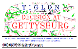 Decision at Gettysburg DOS Game