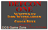 Defcon One DOS Game