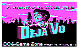 Deja Vu- A Nightmare Comes True DOS Game
