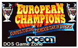 European Champions DOS Game