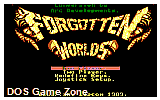 Forgotten Worlds DOS Game