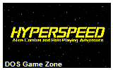 Hyperspeed DOS Game