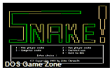 John Chenault's Snake! DOS Game