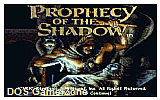 Prophecy Of The Shadow DOS Game
