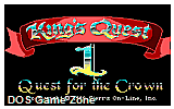 Roberta Williams' King's Quest I- Quest for the Crown DOS Game
