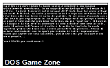 Sfida All'ignoto DOS Game