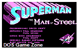 Superman DOS Game