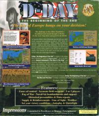 D-Day- The Beginning of the End Box Artwork Back