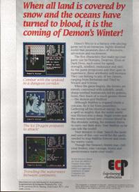 Demon's Winter Box Artwork Back