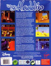 Disney's Aladdin Box Artwork Back