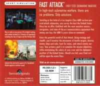 Fast Attack- High Tech Submarine Warfare Box Artwork Back
