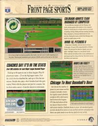 Front Page Sports- Baseball '94 Box Artwork Back