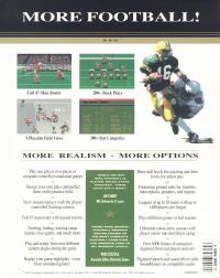 Front Page Sports- Football Box Artwork Back