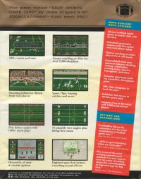 Front Page Sports- Football Pro Box Artwork Back