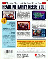 Headline Harry and The Great Paper Race Box Artwork Back