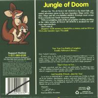 Hugo III, Jungle of Doom! Box Artwork Back
