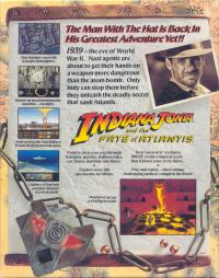Indiana Jones and the Fate of Atlantis Box Artwork Back