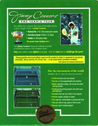 Jimmy Connors Pro Tennis Tour Box Artwork Back