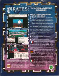 Sid Meier's Pirates! Box Artwork Back