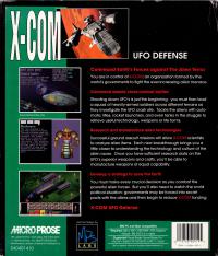 X-COM UFO Defense Box Artwork Back