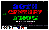 20th Century Frog DOS Game