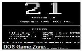 21 DOS Game