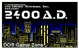 2400 A.D. DOS Game