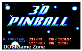 3D Pinball DOS Game