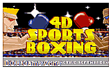 4D Sports - Boxing DOS Game