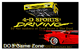 4D Sports - Driving DOS Game