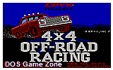 4x4 Off-Road Racing DOS Game