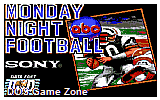 ABC Monday Night Football (demo) DOS Game