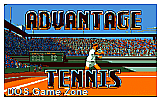 Advantage Tennis DOS Game