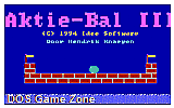 Aktie-Bal III DOS Game