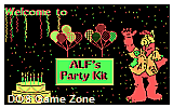 Alf's Party Kit DOS Game