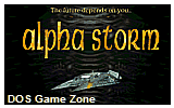 Alpha Storm DOS Game