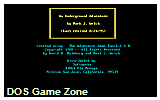 An Underground Adventure DOS Game
