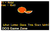 Animated Alphabet, The DOS Game