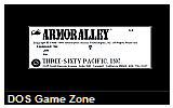 Armor Alley DOS Game