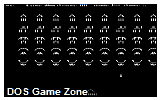ASCII Invaders DOS Game