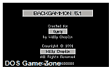 Backgamm DOS Game